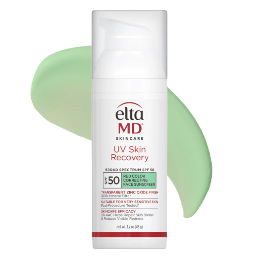 Elta MD UV Skin Recovery Red Color Correcting Green Tint Broad Spectrum SPF 50